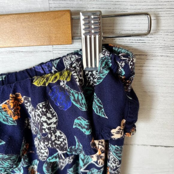 Angie Jumpsuit Womens Size Small Colorful Floral Ruffles Strapless Summertime - Picture 13 of 15